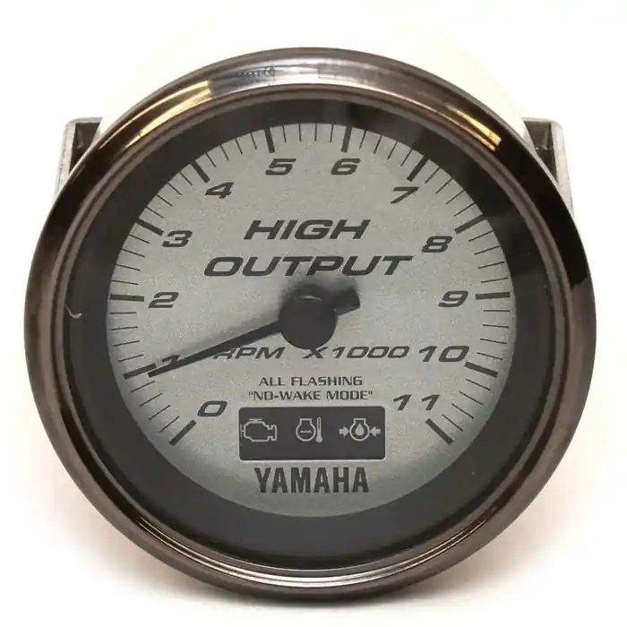 Genuine Yamaha Jet Boat Tachometer Gauge 947281 | Beede w/ Systems Check 3 1/4 Inch
