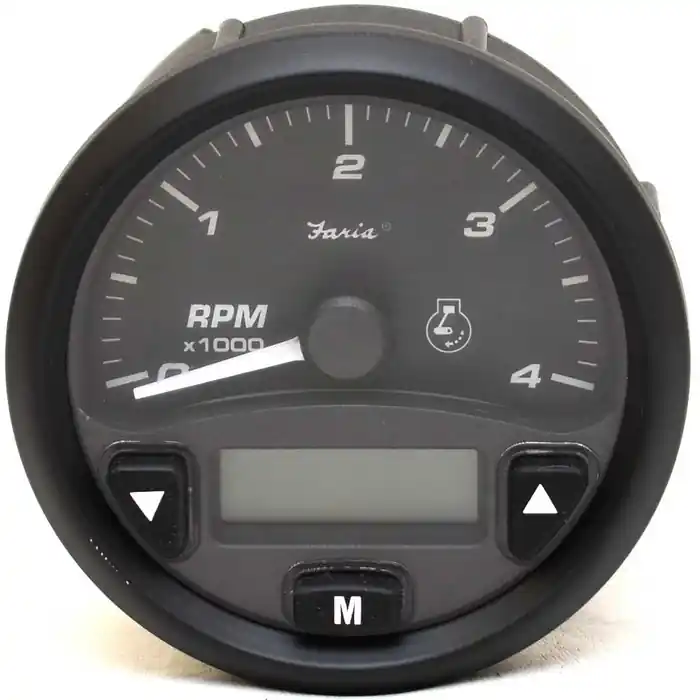 Faria Boat Tachometer Gauge TG0005A | Diesel 3 1/4 Inch Black Hot Picks