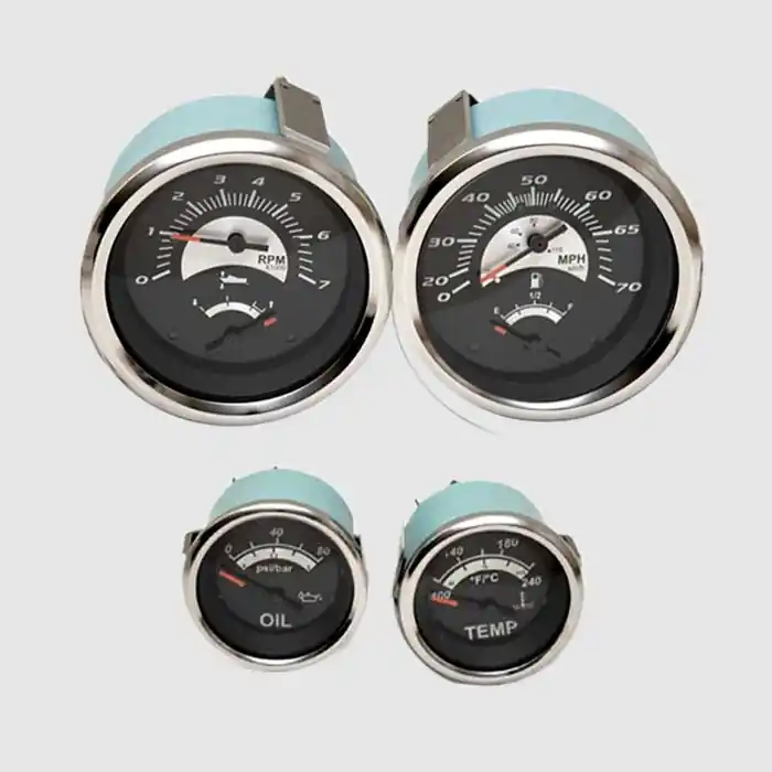 Teleflex Boat Gauge Set | Crownline Mercury I/O (Set of 4) No Minimum Order