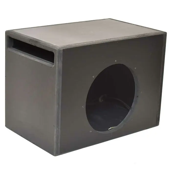 New Arrival Cobalt Boat Subwoofer Enclosure 406730 | 10 Inch Starboard Black