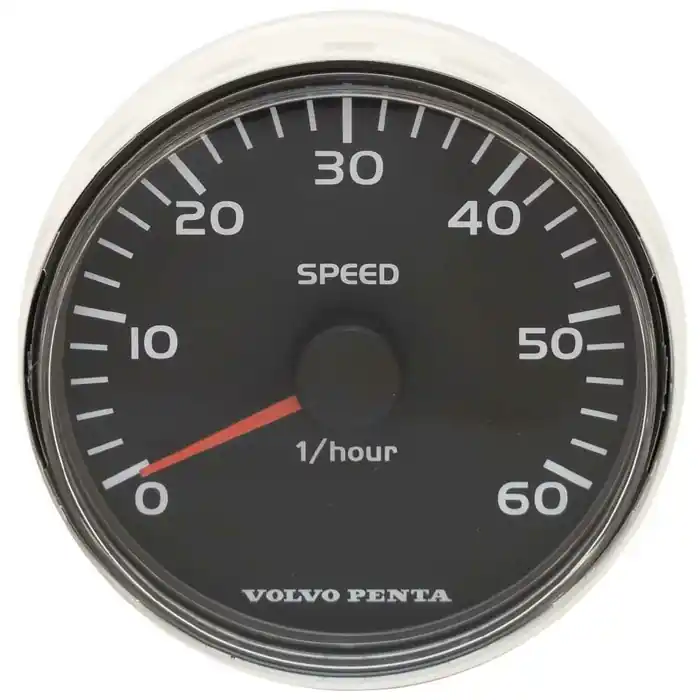 Volvo Penta Boat Speedometer Gauge 21234529 | Black 3 1/4 Inch Hassle-Free Returns