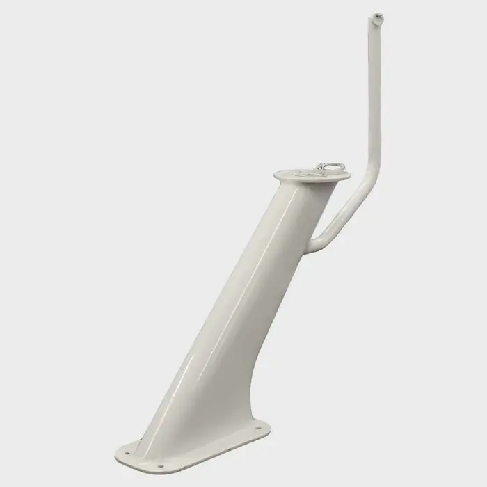 Scout Boat Radar Mount HW2603 | White Aluminum w/ Light Bar Exclusive Offer