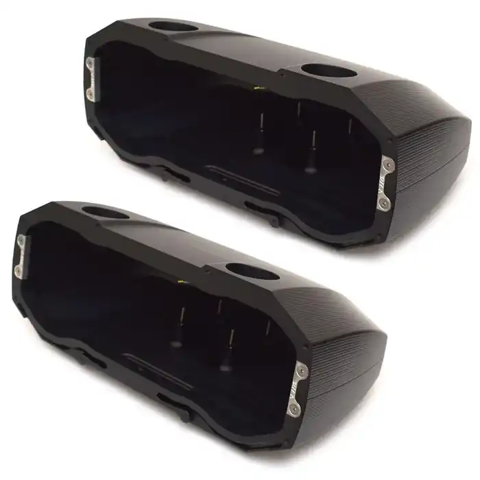 Grab Now MasterCraft Boat Speaker Pods 403107 | ZFT4 Black w/ Lights (Pair)