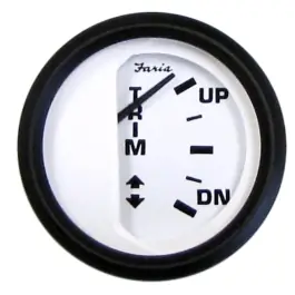 Special Discount Euro White Evinrude Suzuki Outboard Trim Gauge Johnson | Faria 12915