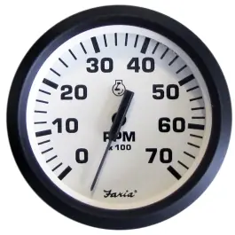 Top Rated Euro 7000 RPM Outboard Tachometer | Faria 32905