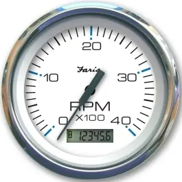 Special Discount 4 Tachometer with Hourmeter 4000 RPM Diesel TD9108 | Faria 33834