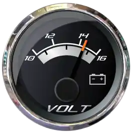 Platinum Voltmeter Gauge | Faria 22022 While Supplies Last