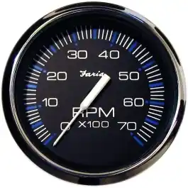 Buy Direct Chesapeake Black SS 7000 RPM Outboard Tachometer | Faria 33718