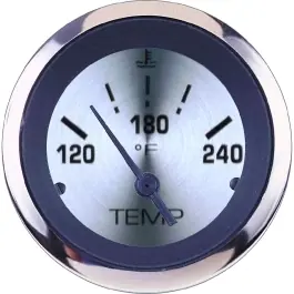 Worldwide Shipping Sterling Series Water Temperature Gauge - 120-240 degree | Sierra 63480P