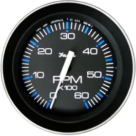 Free Delivery Coral 6000 RPM Inboard Tachometer | Faria 33004