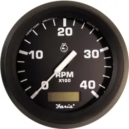 Euro 4000 RPM Diesel Tachometer with Hourmeter | Faria 32834 Get Yours