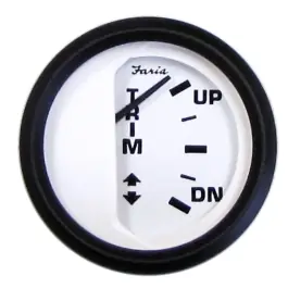 Euro White Trim Gauge | Faria 12916 Best Choice