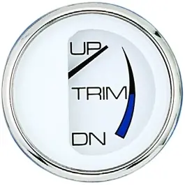 Chesapeake White Stainless Steel Trim Gauge | Faria 13807 Don’t Miss Out