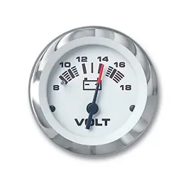 Lido Series Voltmeter Gauge - 8-18 VDC | Sierra 65506P Wholesale