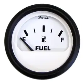 Must Have Euro White Fuel Level Gauge | Faria 12901