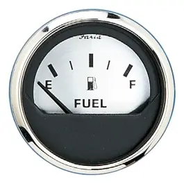 Spun Silver Fuel Level Gauge | Faria 16001 Buy Online