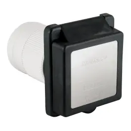 Limited Time 50 amp 125/250 volt Black Power Inlet | Park Power 6353ELRV.BLK