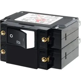 Weekend Sale C-Series Raised Rocker Circuit Breaker - Double Pole 50A AC