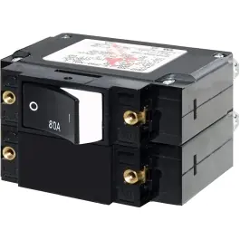 Flash Sale C-Series Raised Rocker Circuit Breaker - Double Pole 80A AC