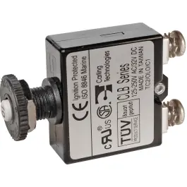 Direct From Factory 25 amp Push-Button Circuit Breaker with Screw Terminals | Blue Sea 2135