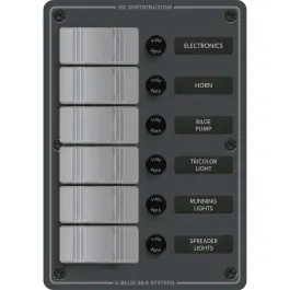 Warranty Included 6 Position Water Resistant Fuse Panel (Vertical)
