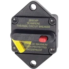 Handmade 285-Series Circuit Breaker - Panel Mount 30A