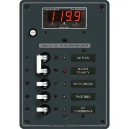 PANEL AC 5 POS W/MAIN & MM In Demand