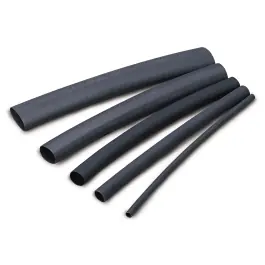 Hassle-Free Returns 3/8 inch Black Heat Shrink Tubing | Ancor 304148