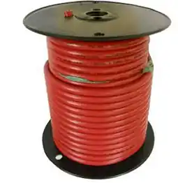 Direct From Factory 2 AWG Red Battery Cable, 25 foot Roll | Cobra A2002T-01-25