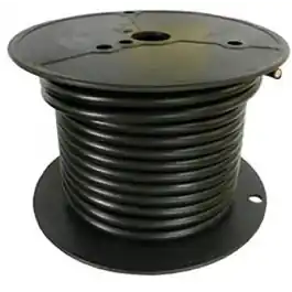 6 AWG Black Battery Cable, 25 foot Roll | Cobra A2006T-07-25 Direct From Manufacturer