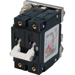 Free Returns C-Series White Toggle Circuit Breaker - Double Pole 150 Amp