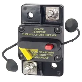 Budget 70 amp 285 Series DC Circuit Breaker | Blue Sea 7185