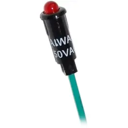 Get Yours LED RED 11/64 IN. 230VAC