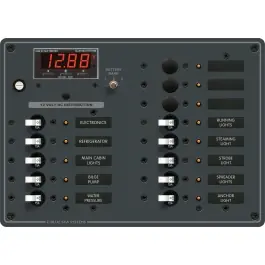 PANEL DC 13 POS W/MULTIMETER Worldwide Shipping