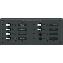 Horizontal AC 8-Position Panel | Blue Sea Systems 8411 Reduced Price