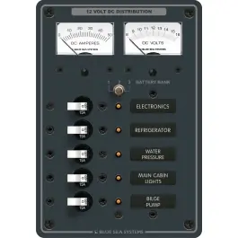 Special Discount PANEL DC 5 POS V/AMMETER