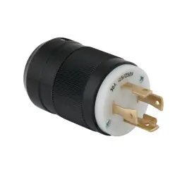 Modern 30 Amp 125/250 Volt Male Twist Lock Connector | Marinco 3014P