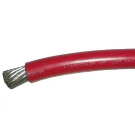 Factory Price 2/0 AWG Red Marine Battery Cable Per Foot | Cobra A2120T-01-100-1