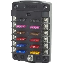 ST Blade Fuse Block - 12 Circuits Fast Shipping