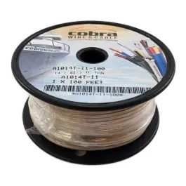 14 AWG Tan Wire, 100 Foot Roll | Cobra A1014T-11-100 Must Have