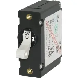 Worldwide Shipping 10 amp A-Series Toggle Circuit Breaker | Blue Sea 7206