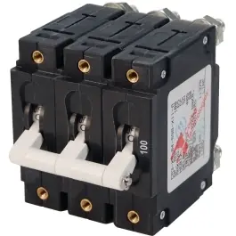 C-Series White Toggle Circuit Breaker, 100 amp | Blue Sea 7290 Trusted Brand