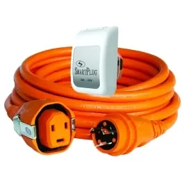 30 Amp 125 Volt 50-Foot Cordset with White Inlet | SmartPlug C30503BM30PW Deal