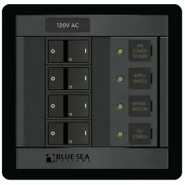 Get Yours 4 Position Panel, 120 volt | Blue Sea 1210