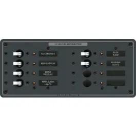 Horizontal DC 8-Position Panel | Blue Sea Systems 8385 Hot Picks