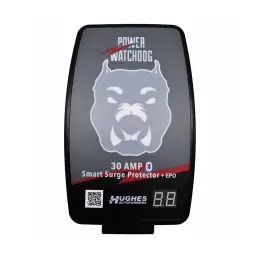 Limited Time 30 amp Hardwired Bluetooth Surge Protector with Auto Shutoff | Hughes Autoformers PWD30-EPO-H