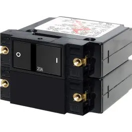 A-Series Flat Rocker Circuit Breaker - Double Pole 20A Markdown