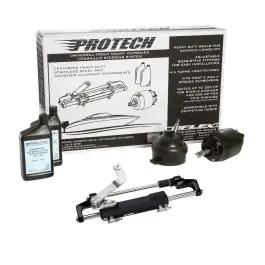 Direct From Factory Protech 3.T Universal Tilt Front Mount Outboard Hydraulic Steering System | Uflex PROTECH 3.1T