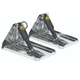 Crafted Extreme Duty Performance Trim Tab Kit without Switch, 12V - 17 inch x 12 inch | Lenco Marine 15045-101