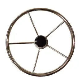 Destroyer Style Boat Steering Wheel Non-Magnetic Stainless Steel - 18 in. | Uflex USA V47 Markdown